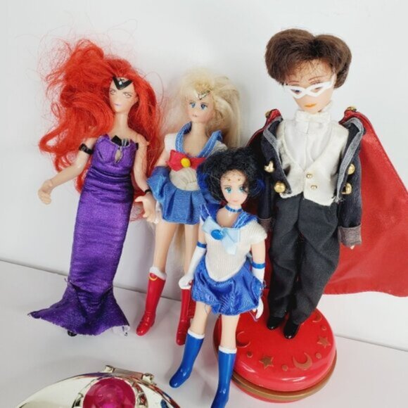 Rare Vintage Sailor Moon Lot 5 Irwin Toy Ltd. 12" Dolls 1995 Collectible Serena - Picture 2 of 11
